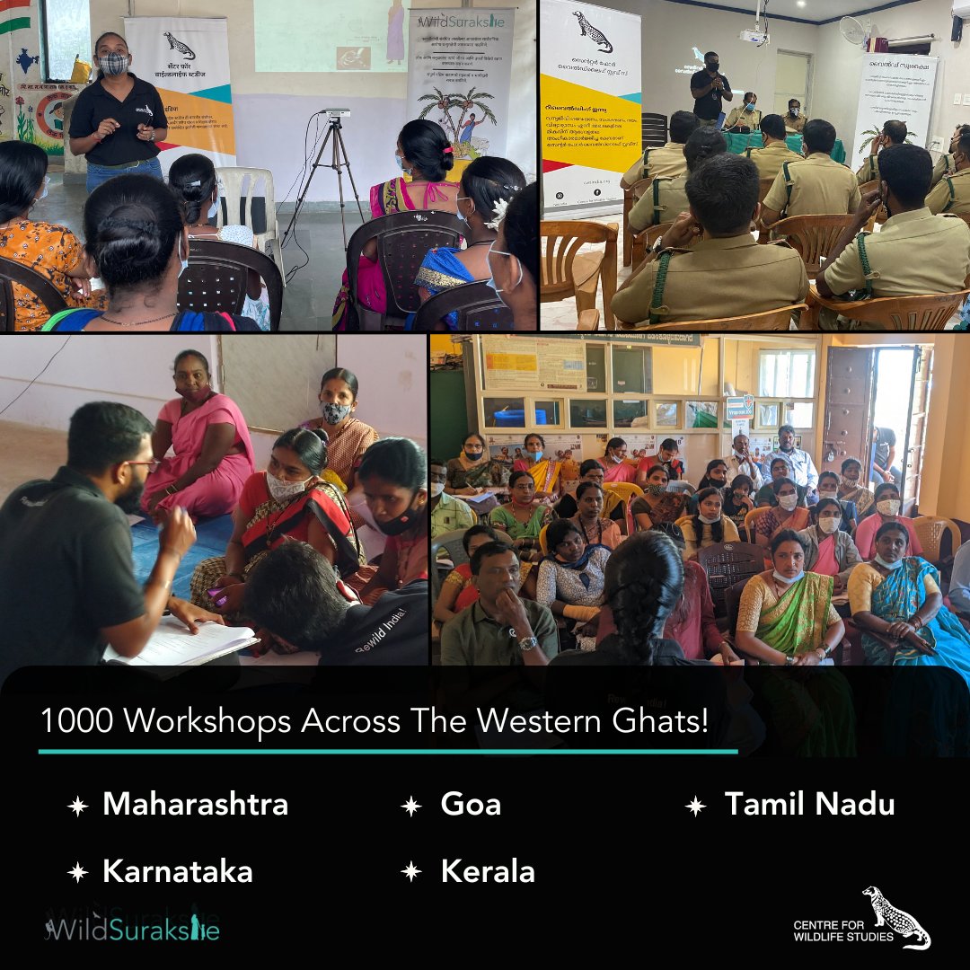 cwsindia's tweet photo. Wild Surakshe was launched in response to the COVID-19 pandemic in September 2020, with the objective of providing crucial education on zoonotic diseases, human-wildlife conflict, and first aid to #frontlineresponders, community leaders, and vulnerable people in villages. https://t.co/N1DDdMvlpf