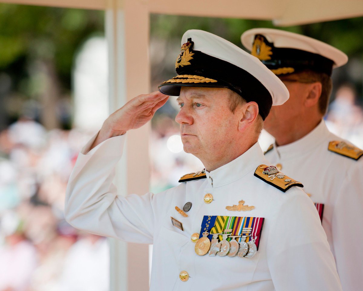 Today #AusNavy farewells RADM James Goldrick (Retd) who has sadly passed away. He was a dear friend, mentor & shipmate, who will be remembered with great respect & affection. A true Officer & a gentleman; who commanded with distinction. My thoughts are with the Goldrick family.