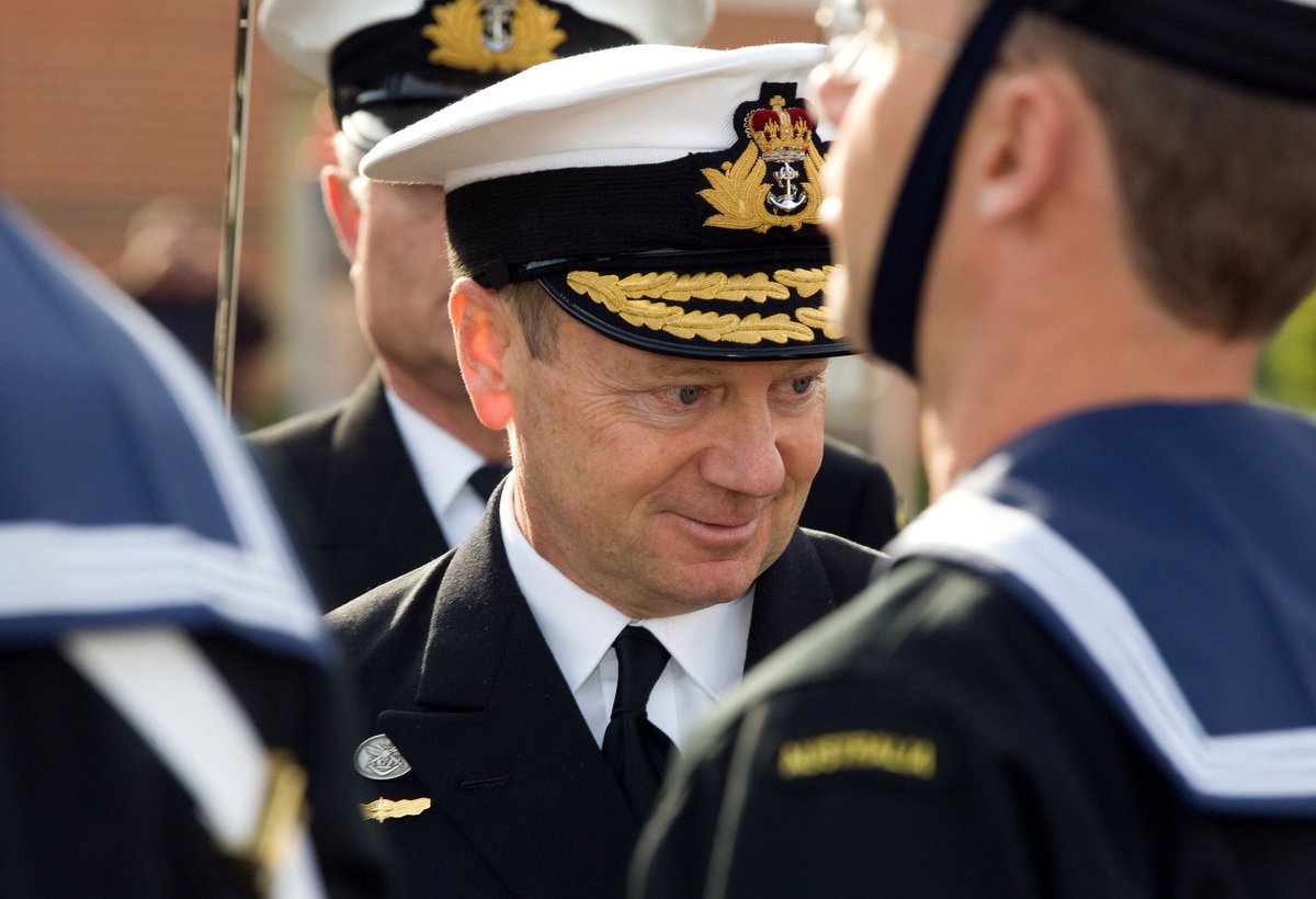 CN_Australia's tweet photo. Today #AusNavy farewells RADM James Goldrick (Retd) who has sadly passed away. He was a dear friend, mentor &amp; shipmate, who will be remembered with great respect &amp; affection. A true Officer &amp; a gentleman; who commanded with distinction. My thoughts are with the Goldrick family. https://t.co/0OXvW32Vtg