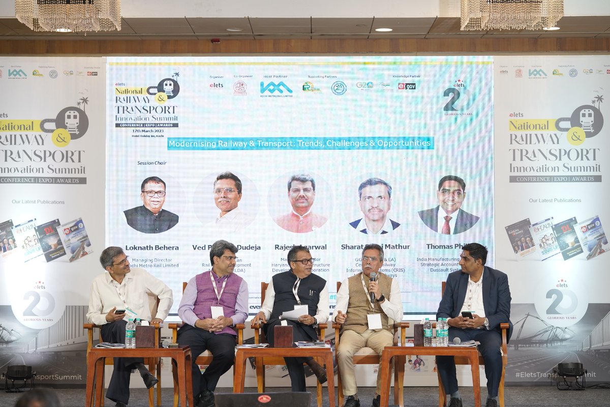 egovonline's tweet photo. .@vpdudeja, VC, @rlda_india said, "Our primary objective is to make use of underutilized land in central locations, and our focus is to develop these areas into urban spaces, with three railway stations already built and master plans provided for 72 more stations."
#SmartMobility https://t.co/D0CfhqOEMk