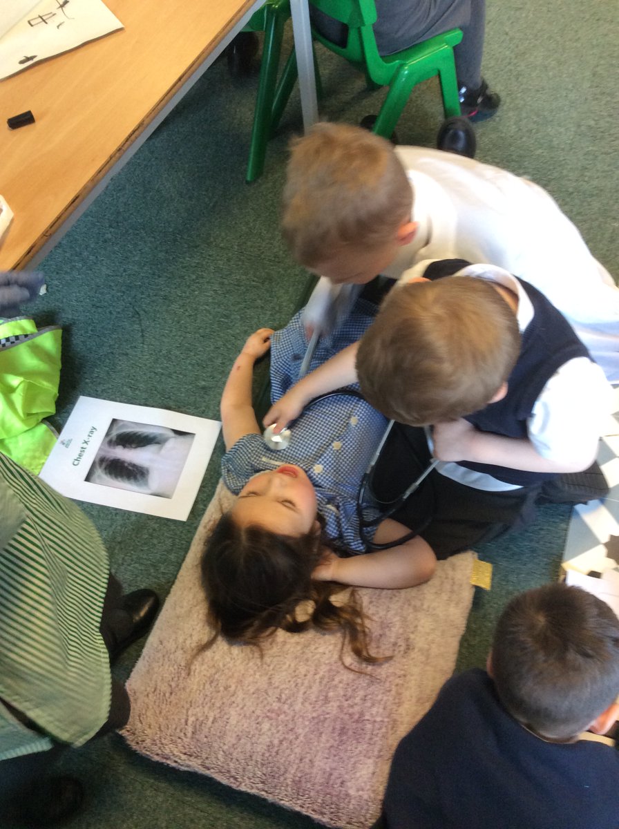 ASALeavers29's tweet photo. The children have been loving all about people who help us within the NHS. They especially loved the role play area. #ASAScientists https://t.co/WZXn5VQKyM