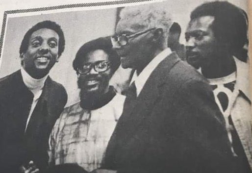CLR James with Walter Rodney and Kwame Ture. CLR James is one of the great Marxist / anti-colonial socialist thinkers ever.