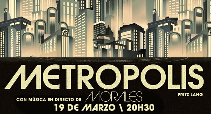 mentaesmenta's tweet photo. Vuelve este domingo 19 de marzo @Morales_Menta con su fastuosa banda sonora para Metrópolis en directo desde @Teatro_Pavon de la mano de @Cafe_Kino

Entradas anticipadas👉 https://t.co/uLwIGEsfpC
Álbum completo👉 https://t.co/B1JrALG4tU https://t.co/M0pX1nl5WV