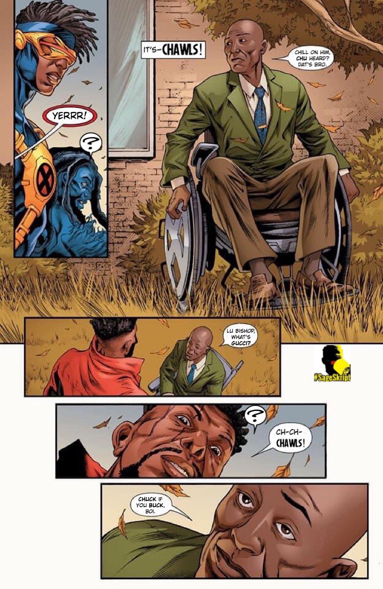 Sageskript's tweet photo. Previously on…the X-men…
“BlackKoa”
#Sageskript
#Parody
#Xmen
#Makeminesmarvel
#allblackeverything
#Bishop
#Onchawls
#Iputtthatonchawls
#hennessy
#Wheelrecognizewheel
#Itsup
#Makethiscanon
#Baltimore
#Newyork
#youknowthevibes https://t.co/heImTtp00p