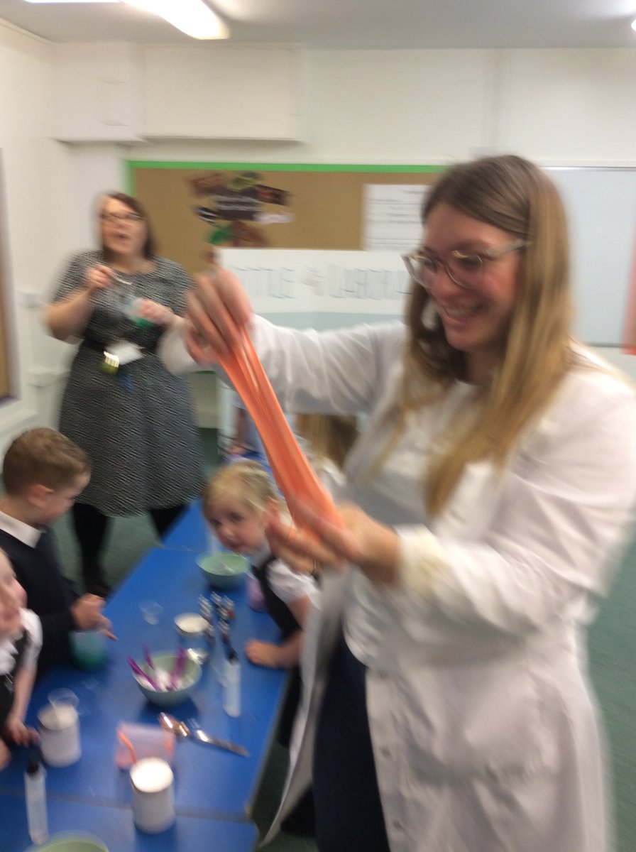 ASALeavers29's tweet photo. The children loved their chemistry slime workshop. They did lots of measuring, pouring, stirring, testing, persevering and experimenting just like real scientists! #ASAScientists https://t.co/FWHahefto7