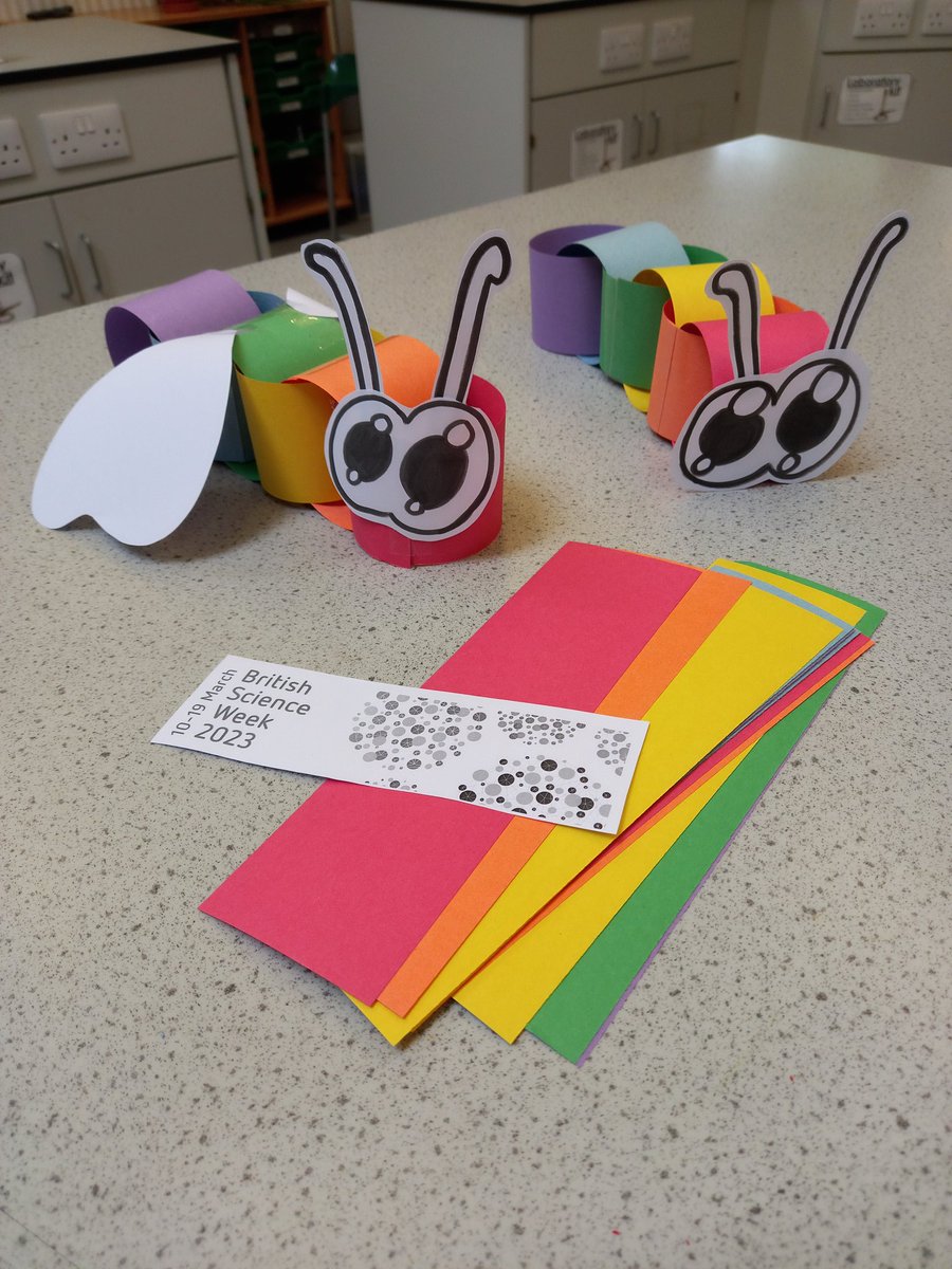 OPSScience's tweet image. Paper chain catepillars, sherbert making and a quiz end our celebrations for British Science Week #BSW2023 this year! We&apos;ve made a lot of connectios from chemical reactions to life cycles, dance mat forces to industrial uses of separation techniques. Phew! @OPS_OratoryPrep