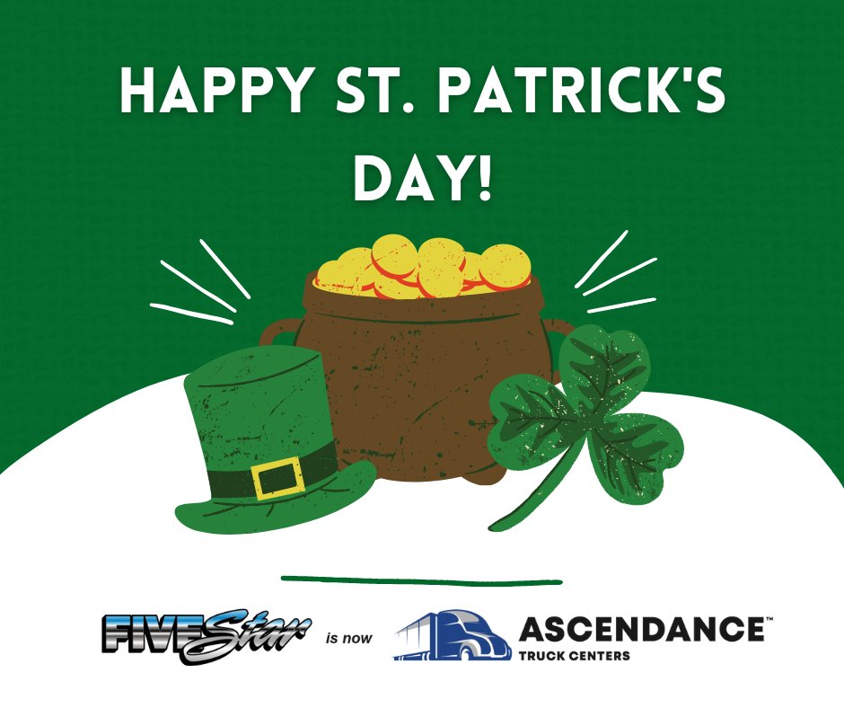 Happy St. Patrick’s Day! Get lucky this year with an International Truck.

#WeGoTheExtraMile
#TheAscendanceDifference
#InternationalTrucks