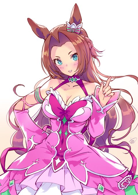 差し入れお礼用に描いたカワカミさん 