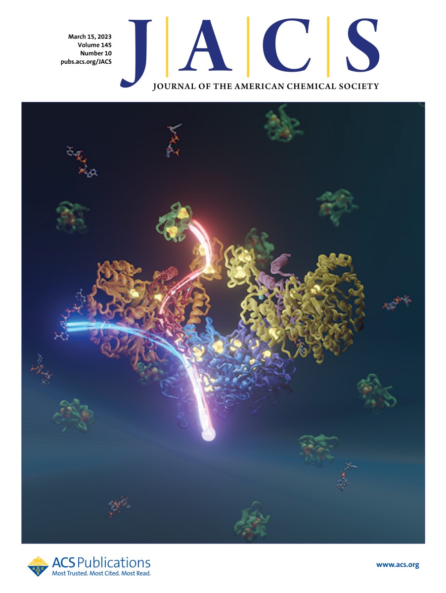 From this week's cover: 'Molecular Basis of the Electron Bifurcation Mechanism in the [FeFe]-Hydrogenase Complex HydABC' by Ville R. I. Kaila, Volker Müller, Jan M. Schuller et al. @stockholms_univ Learn more ➡️ go.acs.org/4cY