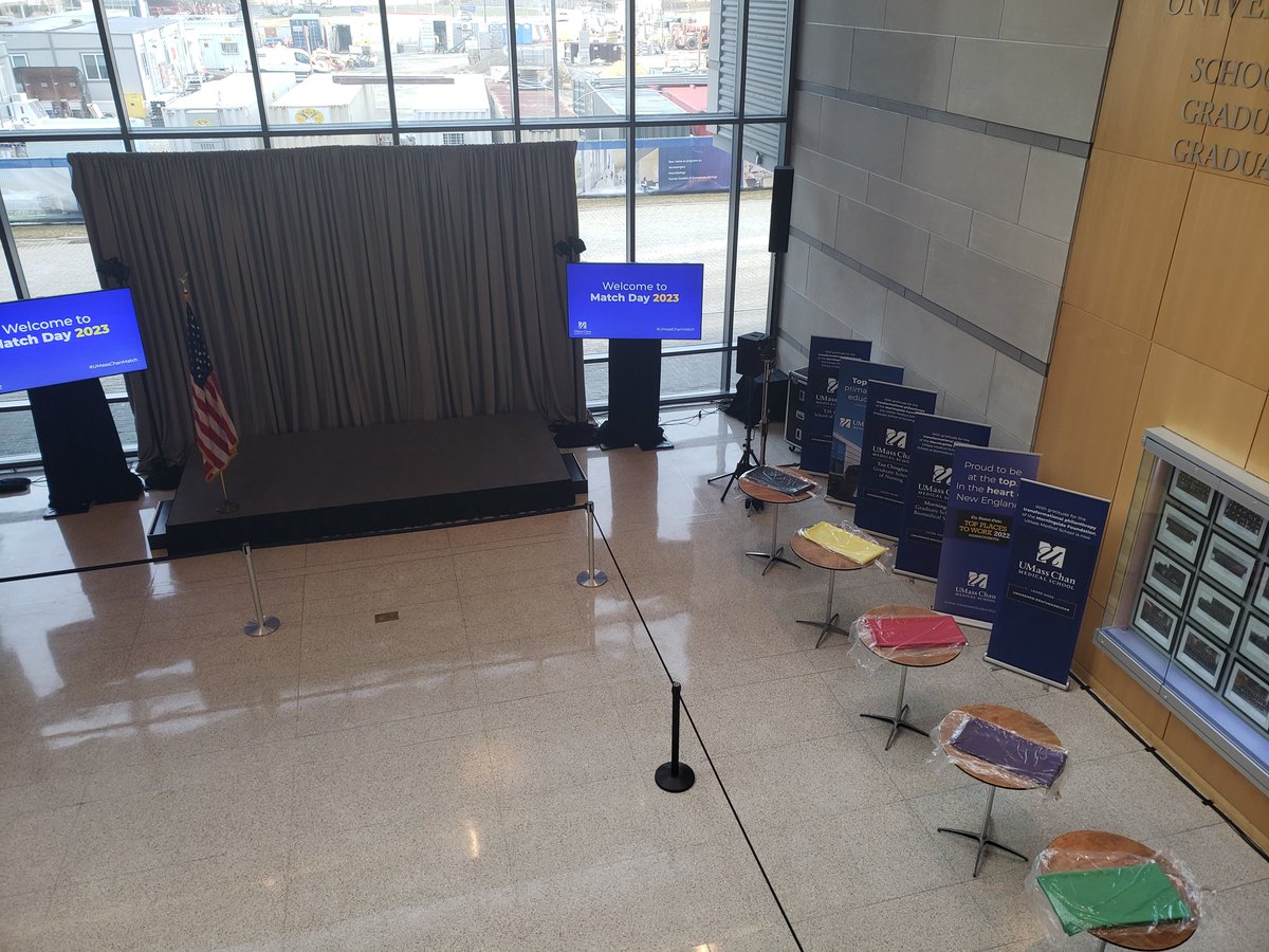 Who needs #MarchMadness when you have #MatchMadness! Share in the excitement,  tune in to the livestream on YouTube (bit.ly/3ZRGPv9)  Facebook (bit.ly/3YVepiq) starting at 11:15 am today. #UMassChanMatch #Match2023