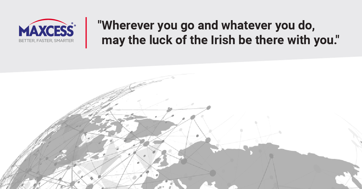 Did you know that Maxcess Vision Systems, formerly OneBox Vision, started in Tipperary, Ireland? From its humble beginnings to our future of AI 100% inspection systems, we like to say: "Wherever you go and whatever you do, may the luck of the Irish be there with you."
Sláinte!