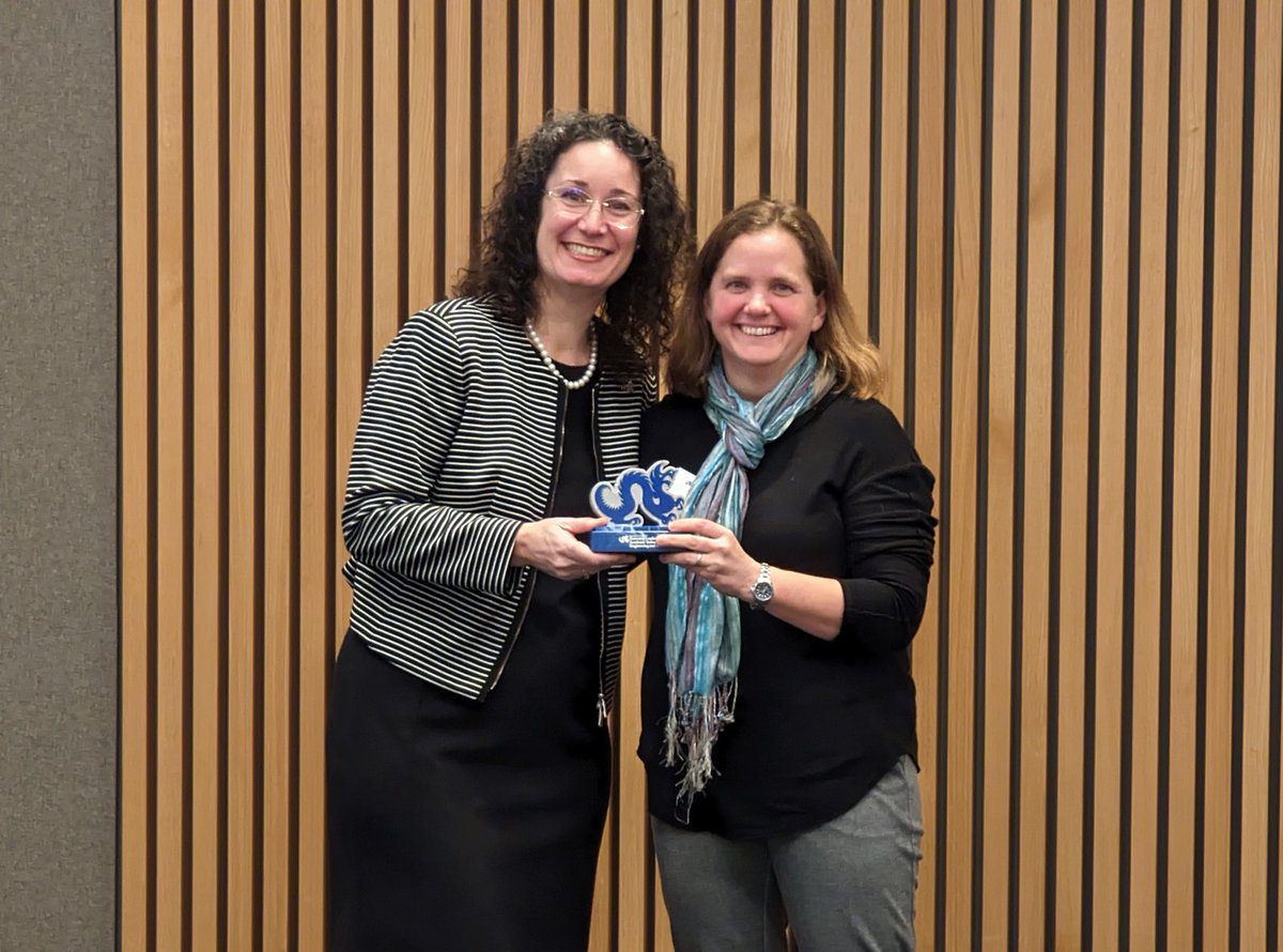RITPresident's tweet photo. Congratulations to Prof. Sarah Bergbreiter, Professor in @CMU_Mech, on her graduation from the ELATES at Drexel Leaders Program. I am so proud of you! https://t.co/f0dDzKIGmF