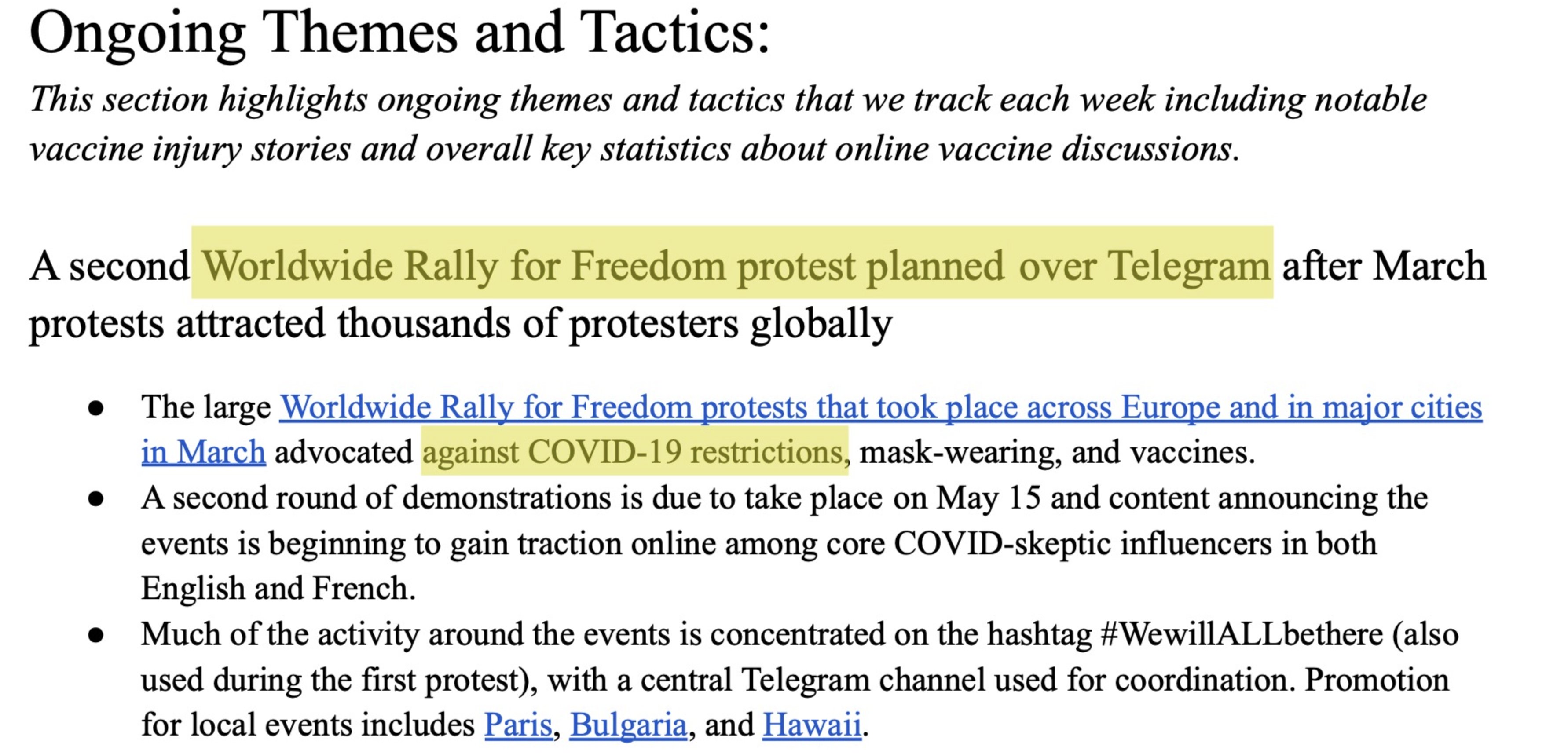 21.VP warned against people “just asking questions,” implying it was a tactic “commonly used by spre