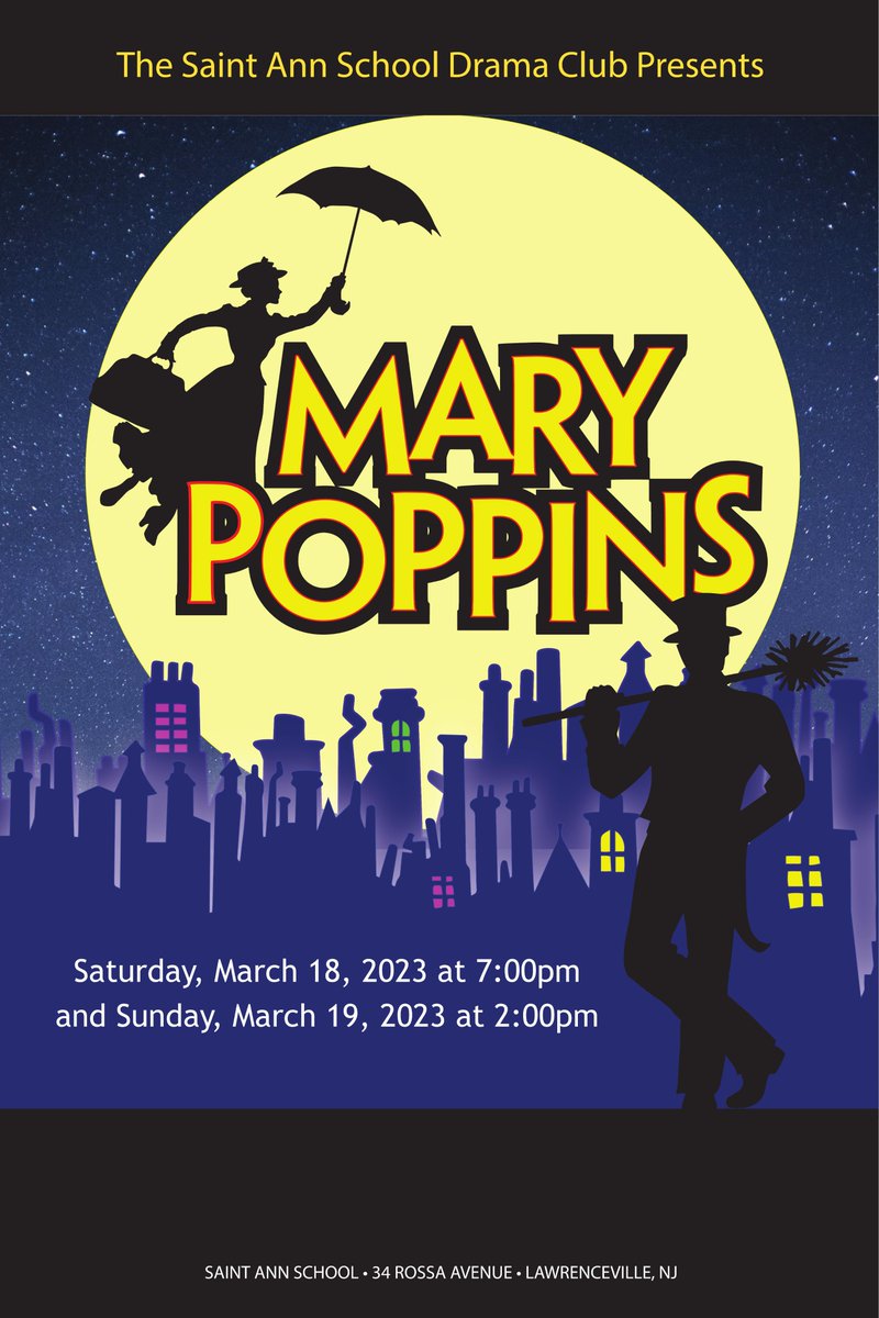 SASLville's tweet photo. #Shoutout to the SAS Drama Club cast of "Mary Poppins, Jr." performing this weekend, 3/18 at 7 PM, and 3/19 at 2 PM.
Break a leg! #saslville #dramaclub #springplay #breakaleg #MaryPoppins https://t.co/05P7K3J5MZ