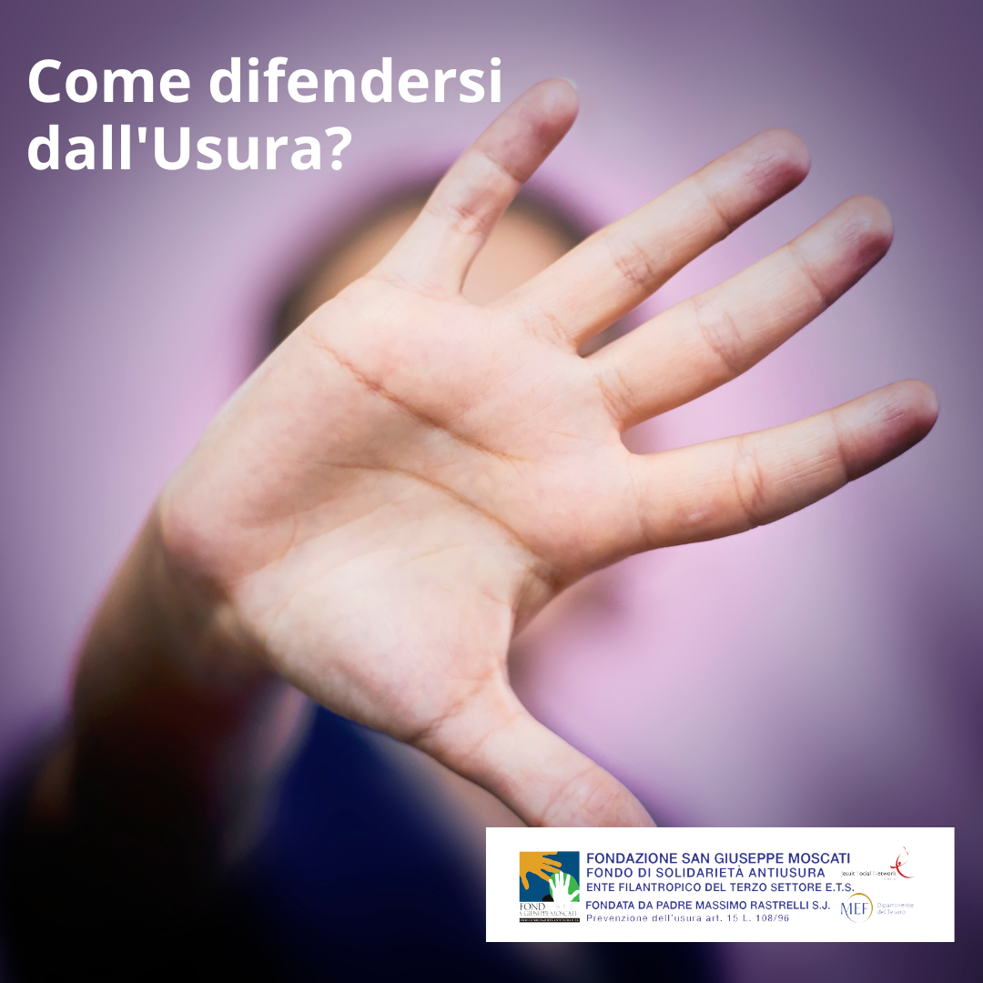 Bisogna sollecitare tutti a osservare la legge di Dio, che sin da Mosè comanda di prelevare dai frutti dei depositi bancari il dieci per cento e darlo a Dio due volte: una per il culto e un’altra per il povero.Manuale per i volontari collaboratori delle Fondazioni Antiusura