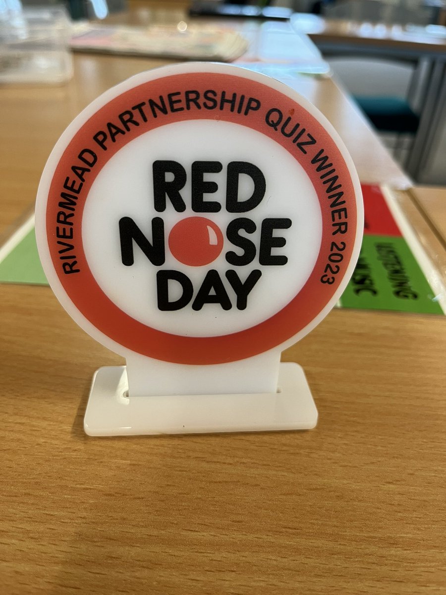 Pyjama and wear red day for #comicrelief with a cake raffle and partnership quiz!!