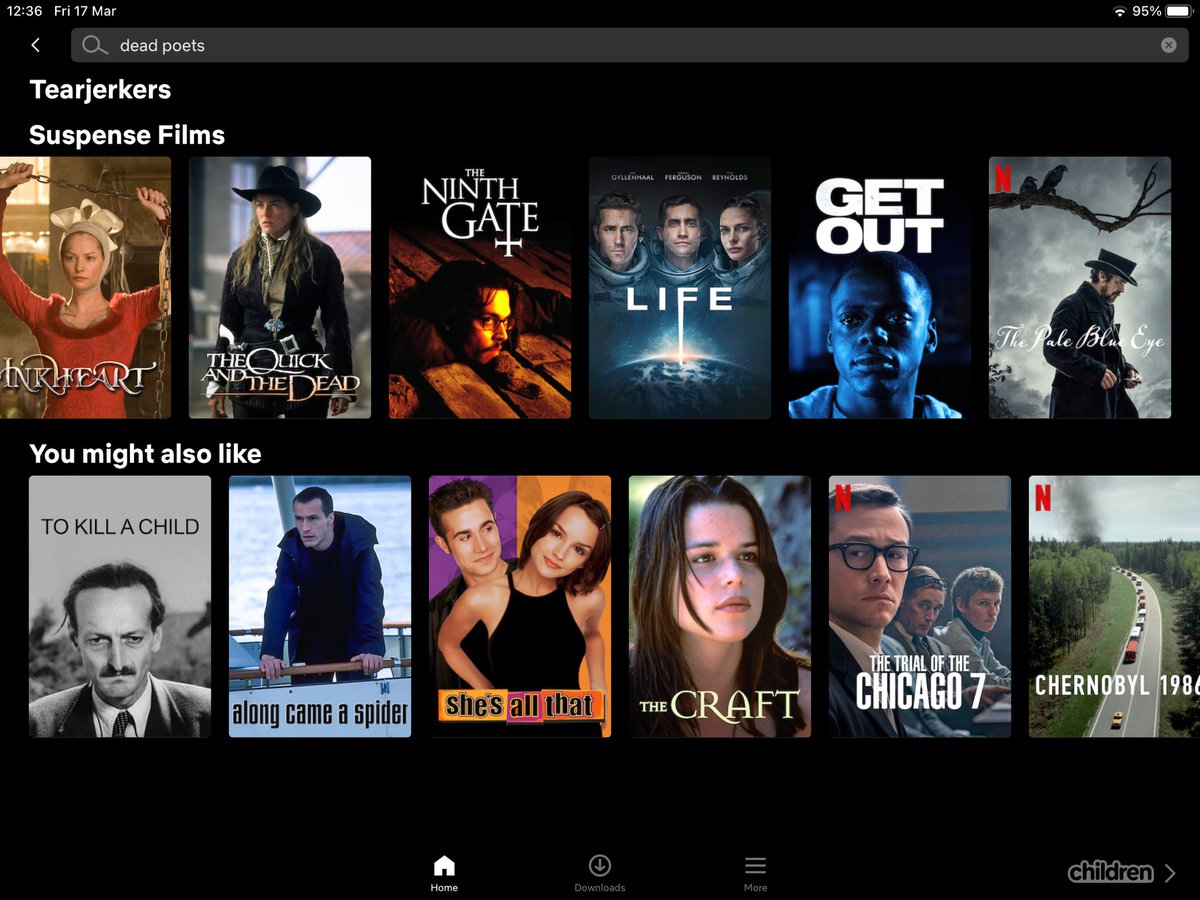 sparkymf86's tweet image. No,@netflix I would not like “To kill a child”.😬 #algorithmFail
