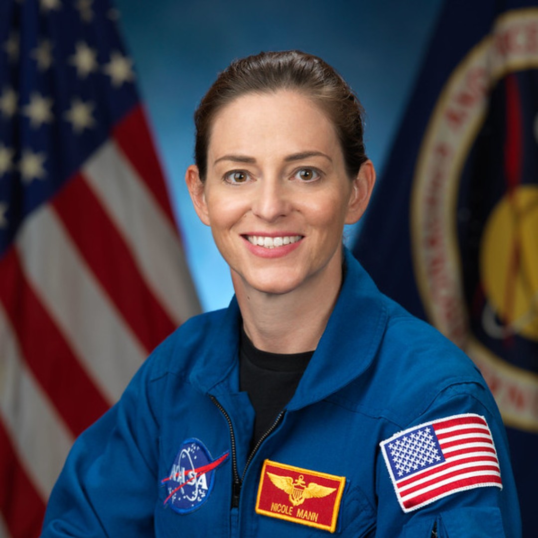 GirlsInScience's tweet photo. Meet Nicole Mann, the first Indigenous woman to go to space! She is the mission commander of NASA’s SpaceX Crew-5 that went to the ISS this past Fall. She's a member of the Wailacki tribe of the Round Valley Indian Tribes and hopes for new generations of Indigenous astronauts. https://t.co/YxKncRZmgH
