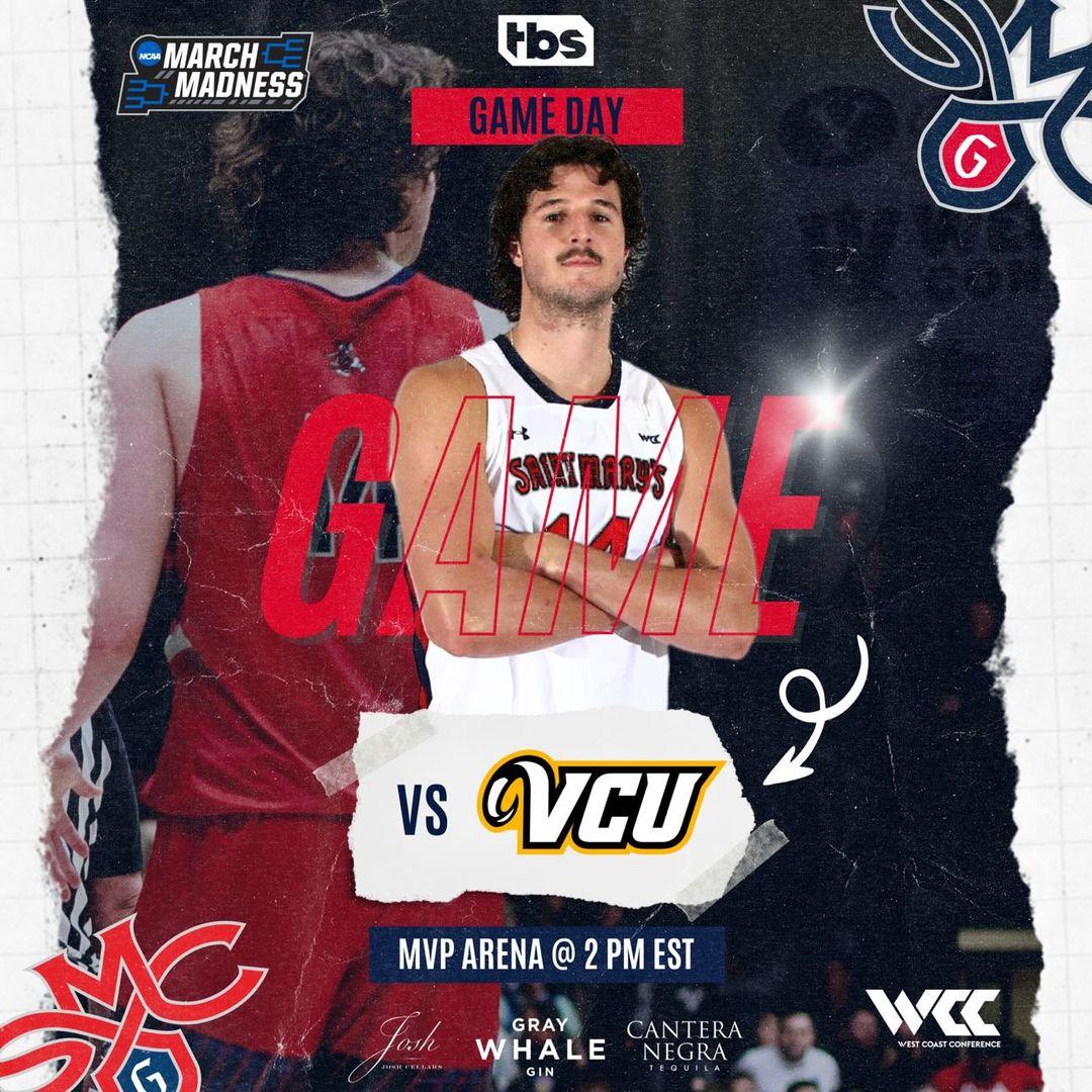 saintmaryshoops's tweet photo. Did someone say MARCH MADNESS? 🗣

It all starts today! The Gaels take on VCU at 2 pm ET on @TBSNetwork 

Links ⬇️
📺: https://t.co/HVEqkhJ6dT
📻: https://t.co/8pckZaisXM
📊: https://t.co/cEgMDxIJL2

#GaelsRise https://t.co/kVo4WQSUds