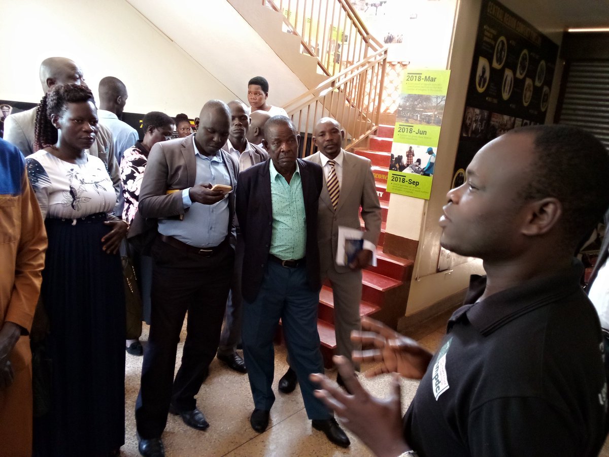 Dokolo district coucilors on a bench marking visit to NMPDC today accompanied by CAO and staff of KDLG