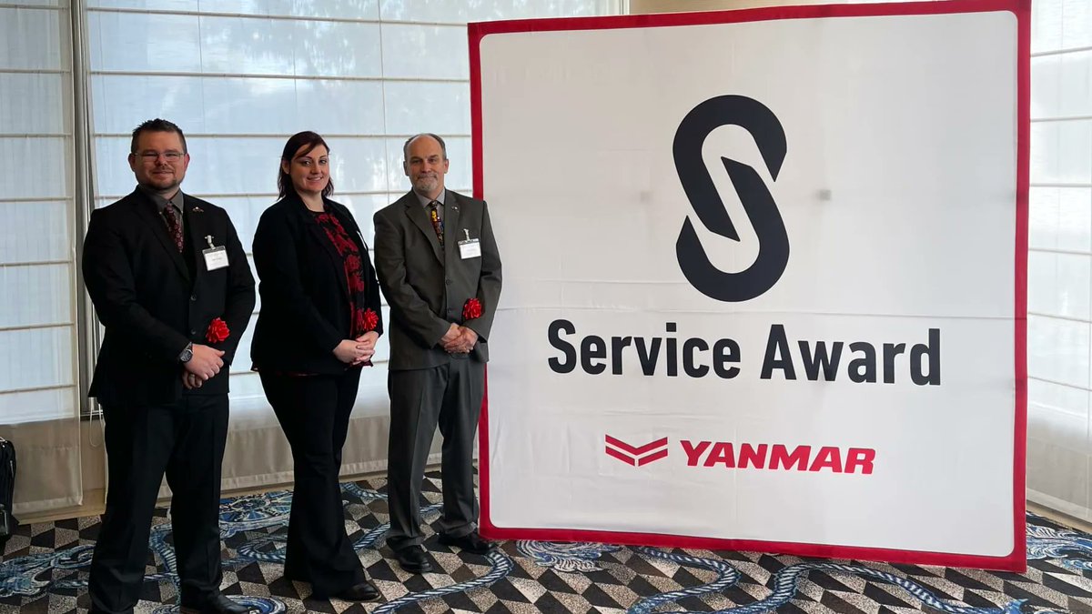 Three members of Yanmar America’s customer service team have been awarded for their outstanding results at the Yanmar Global Customer Service Awards at the Portopia Hotel in Kobe, Japan on March 10. To learn more visit: buff.ly/3JO92xn