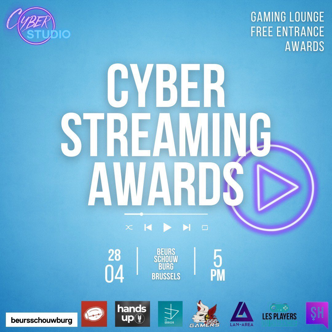 See you all soon in Brussels to share a wonderful moment together with the incredible 🇧🇪 streamer community! ✨

THANKS TO OUR BELGIAN JURY 🔥
<a href="/Stream_Her/">Stream'Her</a> 
<a href="/LanArea5/">Lan-Area.be</a> 
<a href="/666_gamers_VZW/">666-gamers</a> 
<a href="/Adshot_io/">Adshot.io</a> 
@GiceLPDD 
<a href="/LesPdudimanche/">Les Players Du Dimanche</a> 
<a href="/Shikajim/">Christopher Pierre</a>