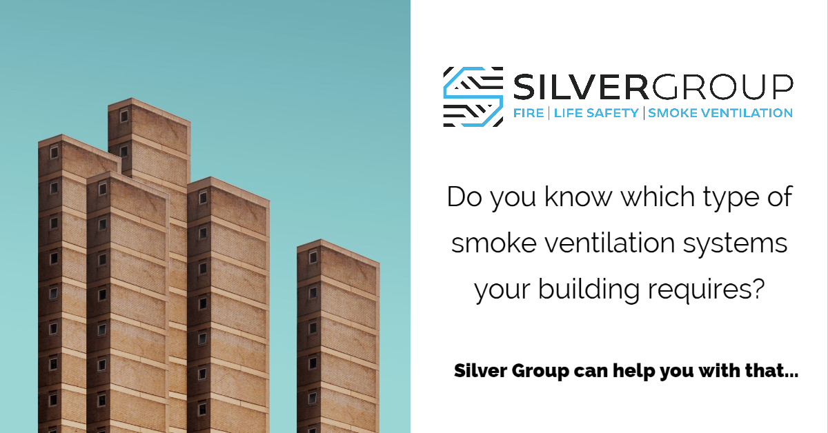 Do you know which type of #smoke #ventilation #systems your building requires?

#SilverGroup are happy to help you with that!

Contact us today for more info, or go to our website:
silver-group.co.uk

#KST #SilverGroup #firesafety #smokecontrol #smokesystems #help #building