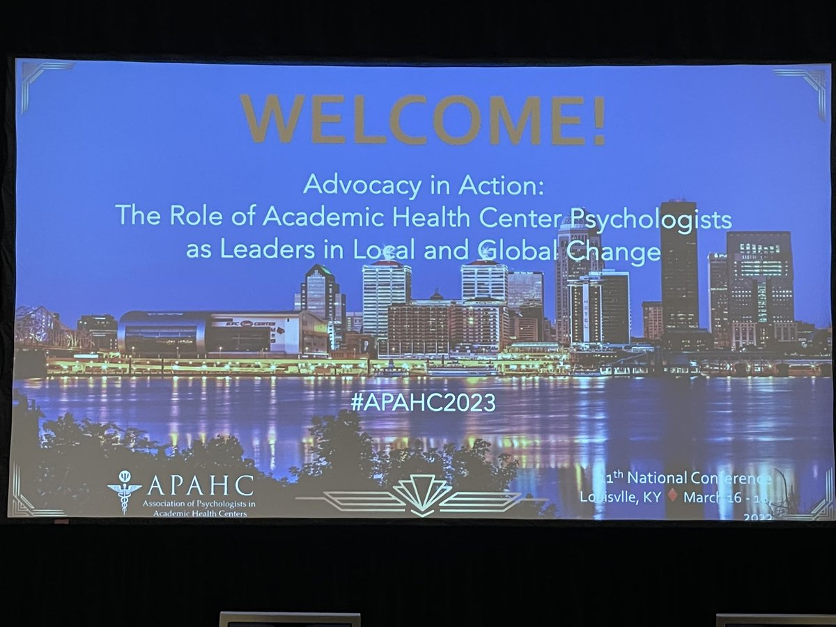 Excited to hear from advocacy leaders in the field today. #apahc2023
