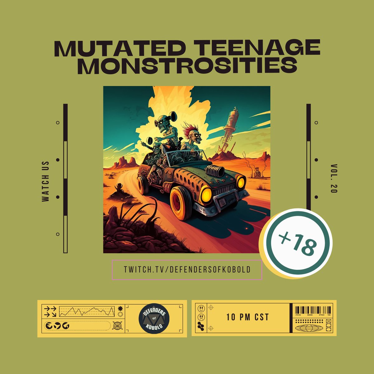 KoboldDefenders's tweet image. The teens meet Mrs. Tentaclese and possibly pick up a job. This will either help a group of orphans or investigate if Mr. Big is too good to be true.

⏰ 10 PM CST
🔗 twitch.tv/defendersofkob…

#DCC #umerica #OGL #ttrpg @GoodmanGames