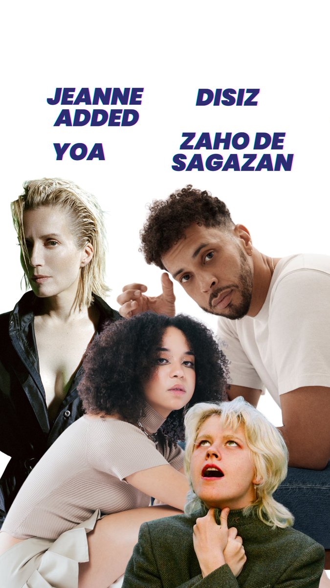 PDJ 2023 · <a href="/Disizfr/">disiz</a> / <a href="/jeanne_added/">jeanne added</a> / <a href="/yoa/">yoandys</a> &amp; <a href="/zahodesagazan/">Zaho de Sagazan</a> rejoignent la prog de la 6ème édition 

Billetterie 🎫 lespluiesdejuillet.org/billetterie