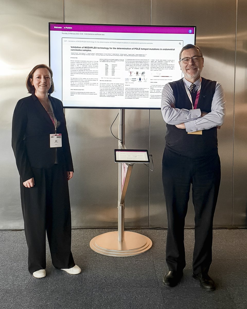 BiotypeDx's tweet photo. The first ever scientific publication of our MODAPLEX POLE/POLD1 Mutation Analysis Kit was presented during this year’s ESMO Gynaecological Cancers Congress in Barcelona!

Publication: https://t.co/LVpNyFaZH6

#MODAPLEX #ESMOcongress #cancer https://t.co/j101DyJJ6p