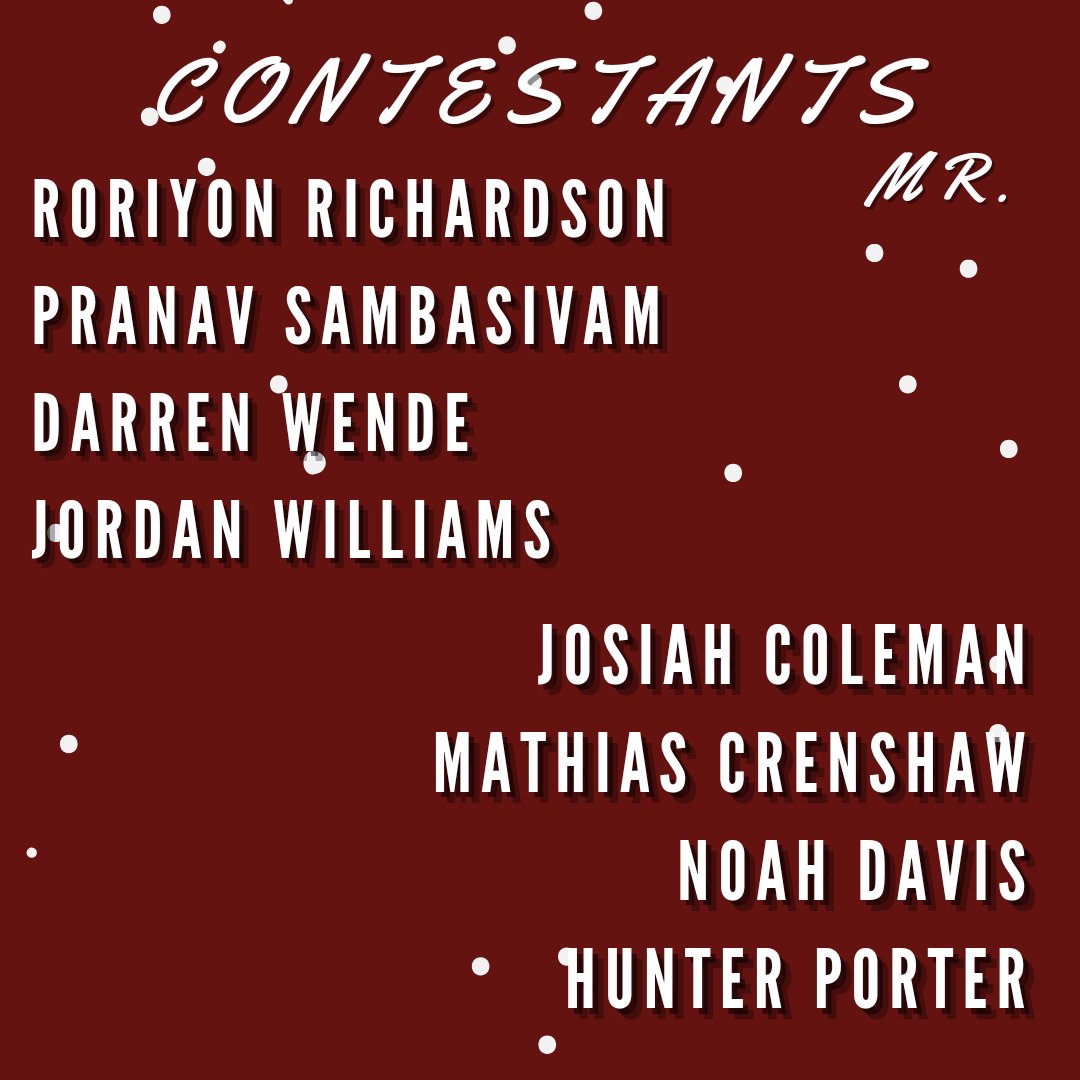 mr_miss_sc's tweet photo. Here are 18 contestants competing for the titles and the GRAND PRIZE of a $1,000 scholarship, 2 free prom tickets and a senior picnic ticket!
1st Runner-ups:  a $500 scholarship, a free prom and a senior picnic ticket.
2nd Runner-ups: $250 scholarship and ONE senior picnic ticket https://t.co/0j6VuFobUw