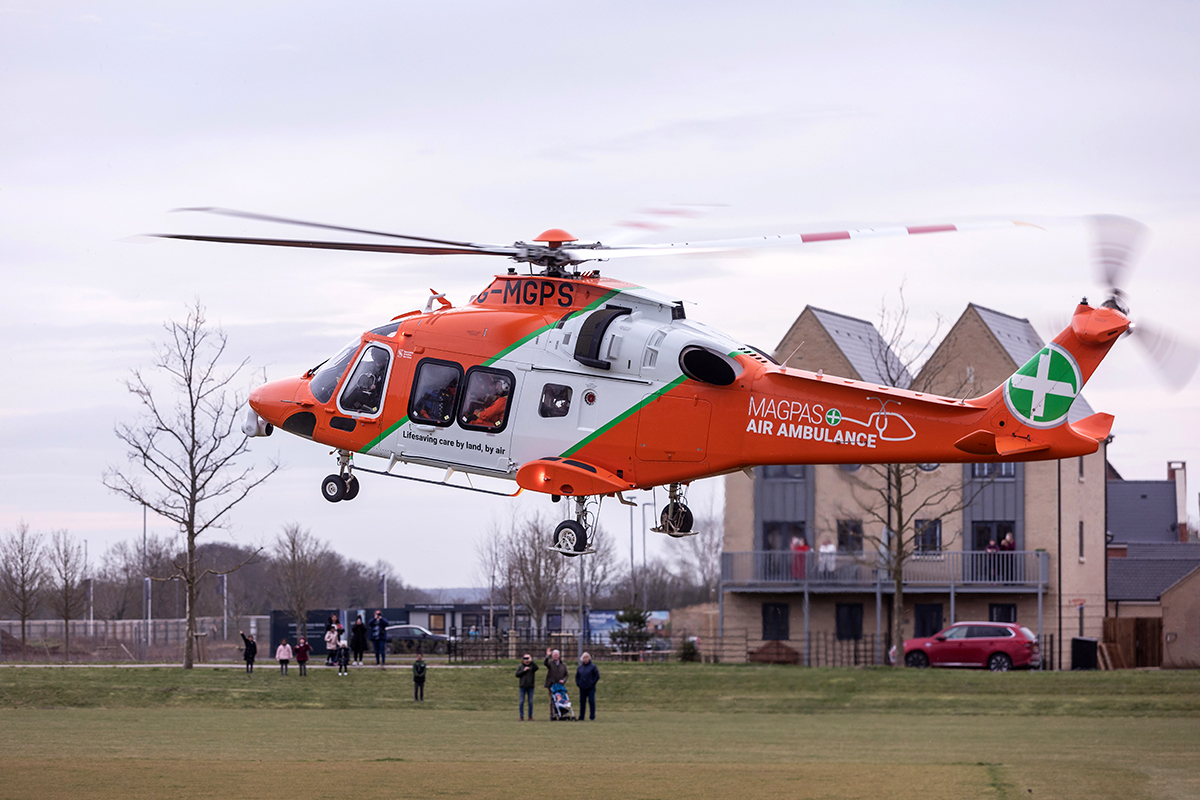 AlconburyCampus's tweet photo. Last month, @Magpas_Charity staff, clinicians and former patients welcomed HRH The Princess Royal to the site of the charity’s new base, to unveil a cornerstone for the new building which is mid-way through construction. 🚁 
https://t.co/pWA8OIsUtt #Magpas #ThePrincessRoyal https://t.co/jqgu6FiaKN