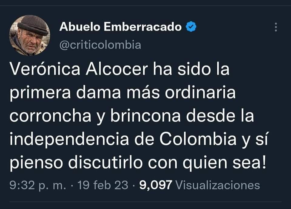 Freddymor817's tweet photo. ¡Bien dicho!
#PetroNoEsMiPresidente
#SoyOposicion
#PrimeraLineaDelDelito https://t.co/8SsbcvUS0p