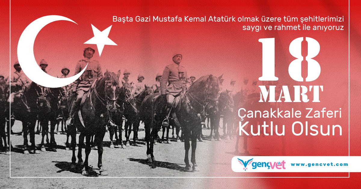 18 Mart Çanakkale Zaferi’nin 108. Yılı Kutlu Olsun! Aziz Şehitlerimizin Ruhu Şad Olsun!
.
#çanakkale #Canakkalezaferi #18martçanakkalezaferi #18mart #18mart1915 #18martçanakkalezaferi🇹🇷