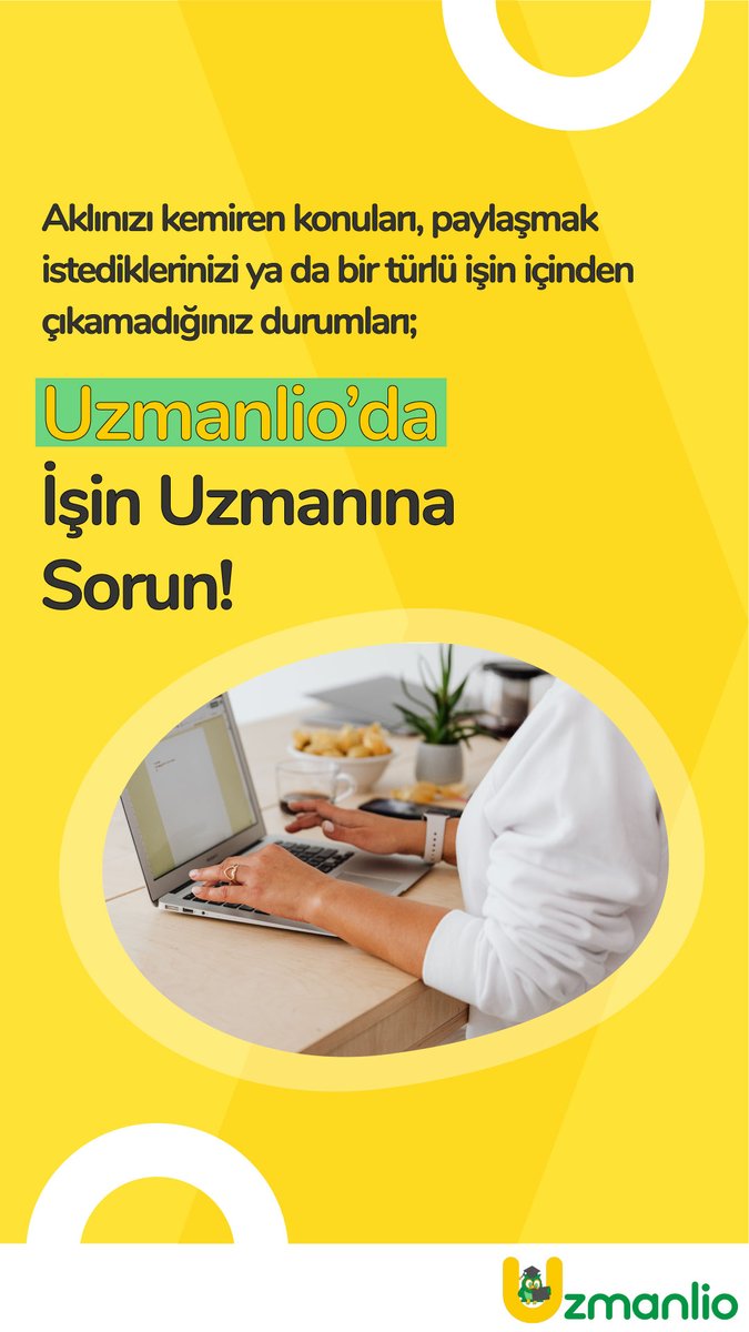 uzmanlio's tweet photo. Haftasonuna girerken kafanıza takılan konuları çözüme kavuşturun! 

#Uzmanlio #freelancerturkey #freelancetürkiye https://t.co/1neDJy1inJ