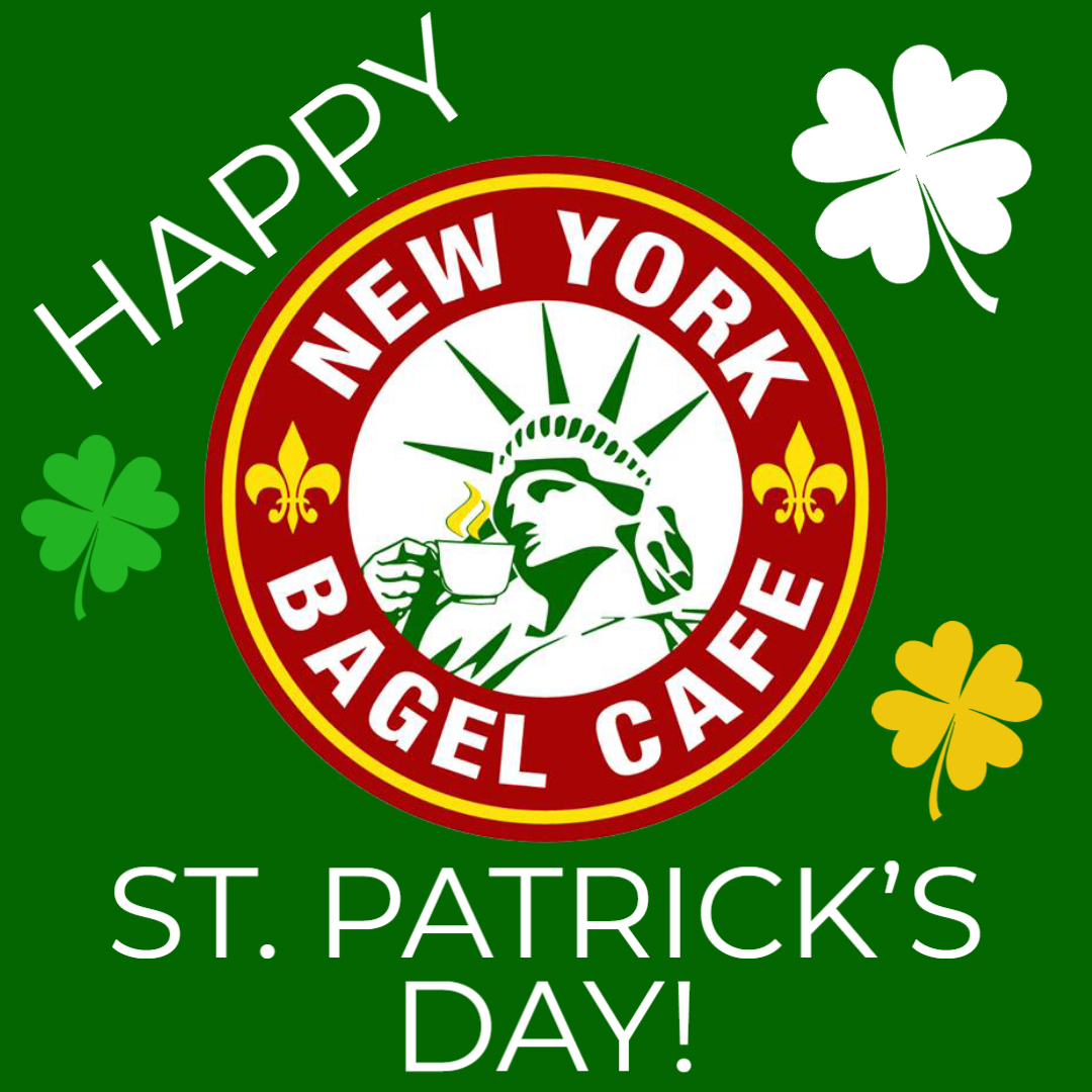 nybc_so's tweet photo. HAPPY ST. PATRICK'S DAY FROM ALL OF US AT NEW YORK BAGEL CAFE!!! #StPatricksDay2023 #HappyStPatricksDay https://t.co/aP11lppQXE
