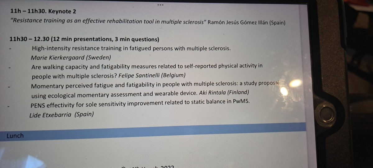 Proud to be invited for this Keynote at #Sigmobilty #RIMS #multiplesclerosis <a href="/cidumh/">CID (UMH)</a> <a href="/UniversidadMH/">UMH</a> #research <a href="/rreinava/">Raul Reina</a>