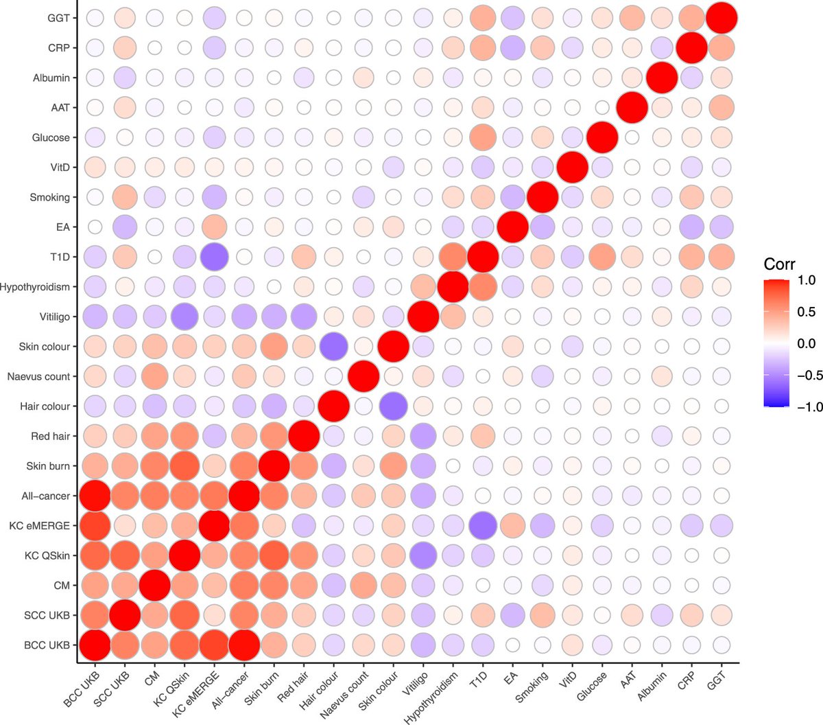 NatureComms's tweet photo. Recently published: Multi-trait genetic and phenotypic analysis of #BasalCellCarcinoma and #SquamousCellCarcinoma leads to an optimised #PolygenicRiskScore
@natrescancer #SkinCancer #CancerResearch by @MathiasSeviiri @stuartmacgreg @QIMRBerghofer
https://t.co/eGuxGx5Ws8 https://t.co/aS82Bk81mM