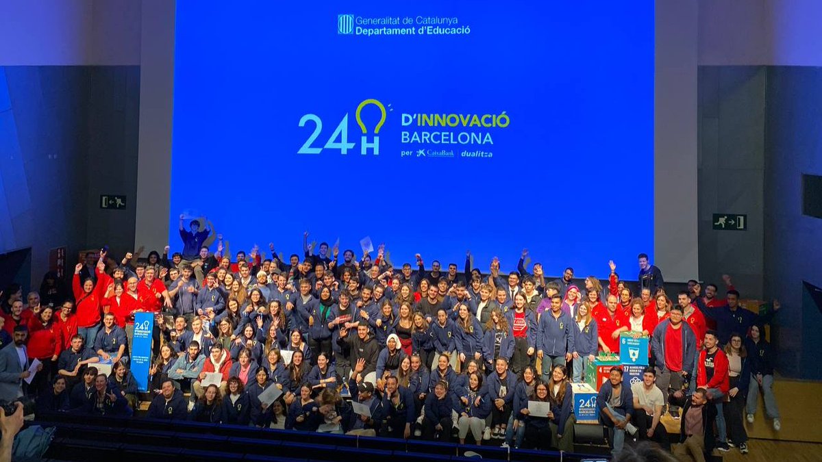 Moltes gràcies a tothom qui  ha participat directa o indirectament al #24hdinnovaciobarcelona. 

Avuí mateix, des d'<a href="/impulsfp/">ImpulsFP 💡</a> ja estem treballant per la cinquena edició i per reinventar-nos mitjançant la cerca de les tendències tecnològiques. 

<a href="/educaciocat/">Educació</a> <a href="/catFPx/">@catFPx</a>