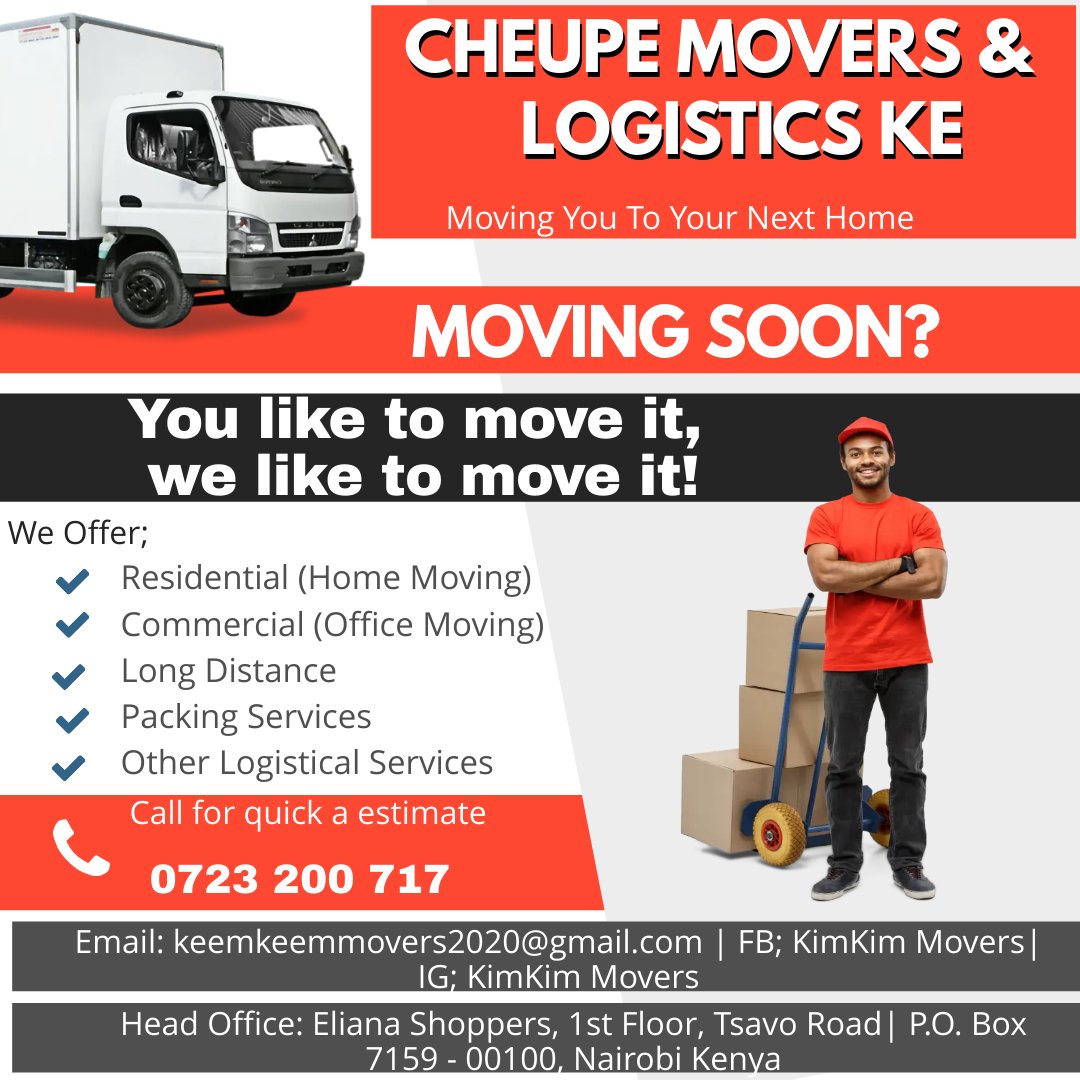 KimCheupe's tweet photo. @RodgersKipembe Call us for Professional Movers Services https://t.co/UHfrFPDH0q