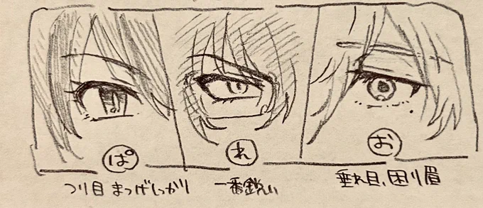 ぱれおの目元 