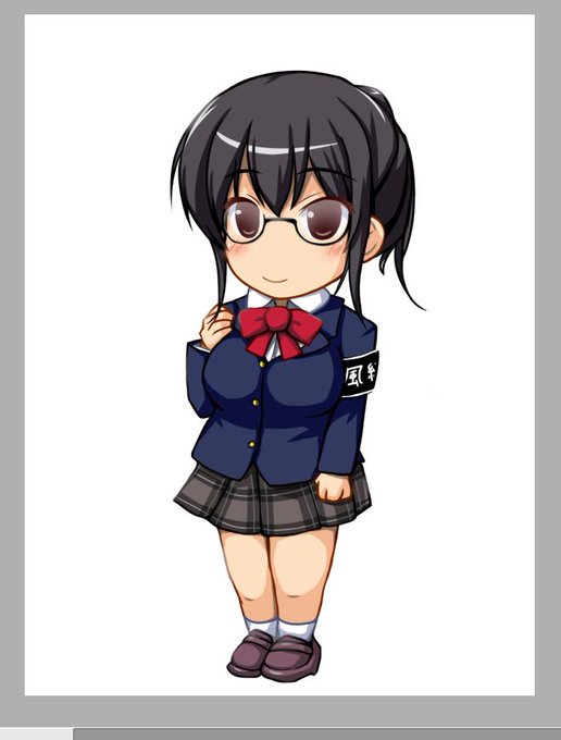 SD眼鏡地味っ子ちゃん〆('ー`)b
個人的には今回一番のお気に入りな出来ですです☆ 