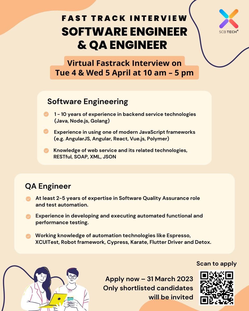 aorarale's tweet image. ใครสนใจงาน Dev x QA ส่ง resume มาได้เลย

ตำแหน่งอื่นก็มีนะ PM, PO, BA, SA, UX

#scbtechx #job #pm #po #ba #sa #ux #ui #dev #qa #devbe #devfe