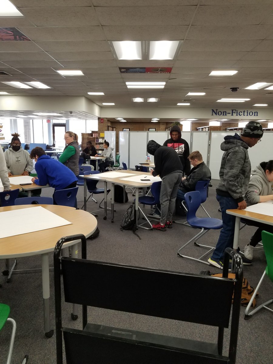Fun Goosechase review for Mrs. Scovill's English 11 class <a href="/GreenRunLibrary/">GRHS Library</a> this morning! <a href="/vblms/">Maha Elmachichi</a> <a href="/JennClementsVB/">Jennifer Clements</a>