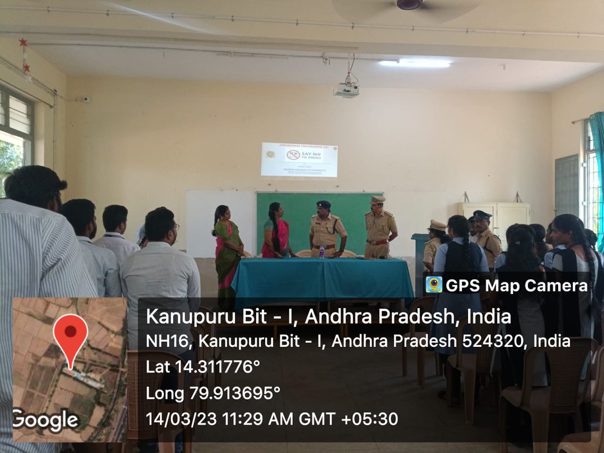 academicsswathi's tweet photo. CONDUCTED SEMINAR ON "SAY NO TO DRUGS" IN ASSOCIATION WITH AP POLICE DEPARTMENT
#scpn, #swathicollegeofpharmacy, #saynotodrugabuseandtrafficking https://t.co/eFBhs03hYG