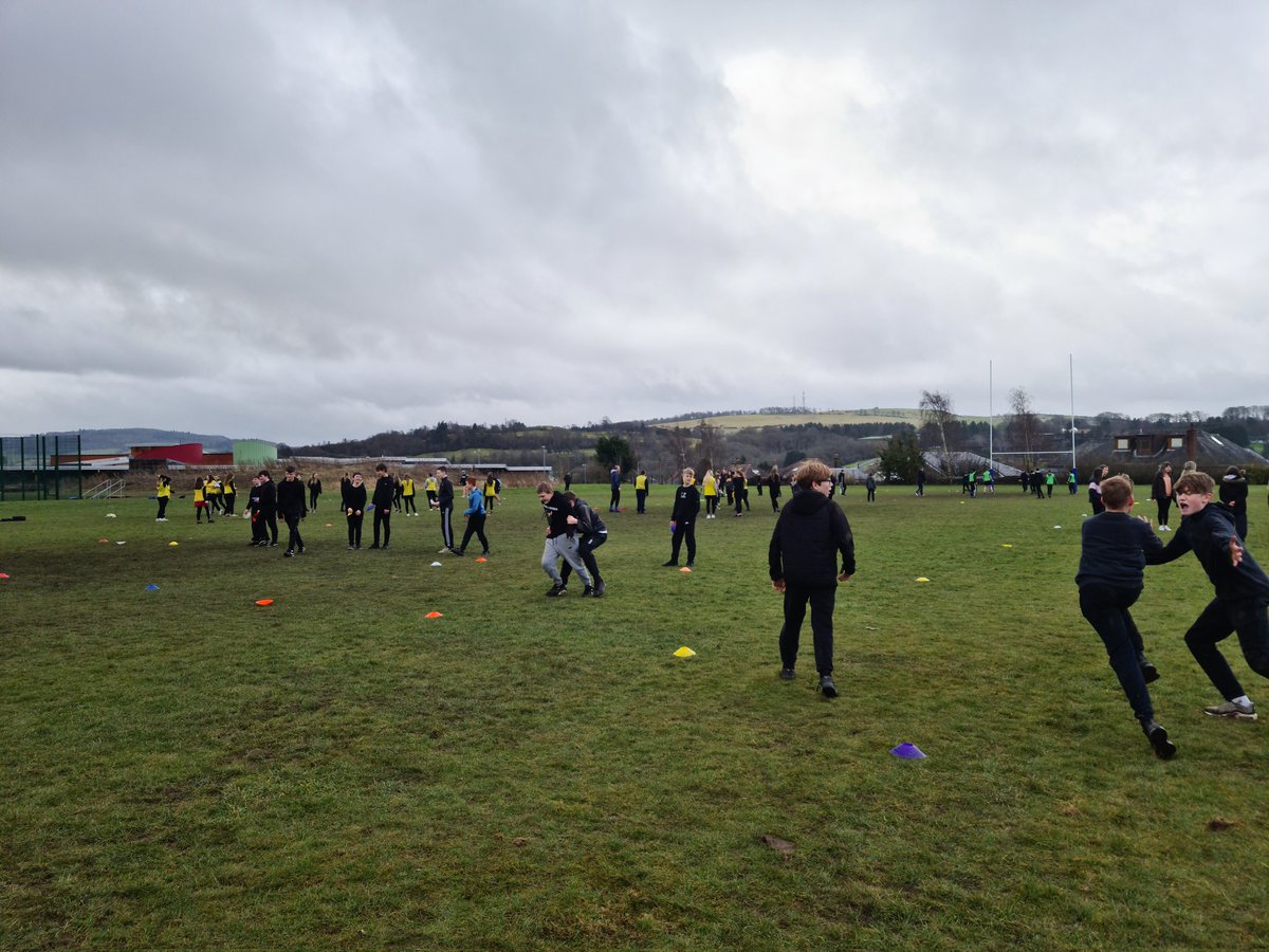 Jess_WGRugby's tweet photo. Another great morning at @perthacademype. This time it was the S2s turn! Fantastic to see the girls and boys getting stuck in and trying something new #SRSW #EveryonesGame https://t.co/CEPKsYNfXe