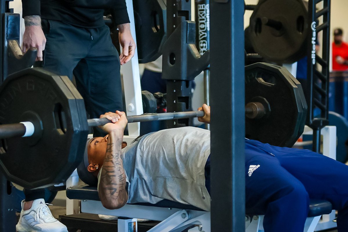 GSAthletics_FB's tweet photo. 2023 Pro Day is underway! 

#HailSouthern https://t.co/QJUaid5Wqn