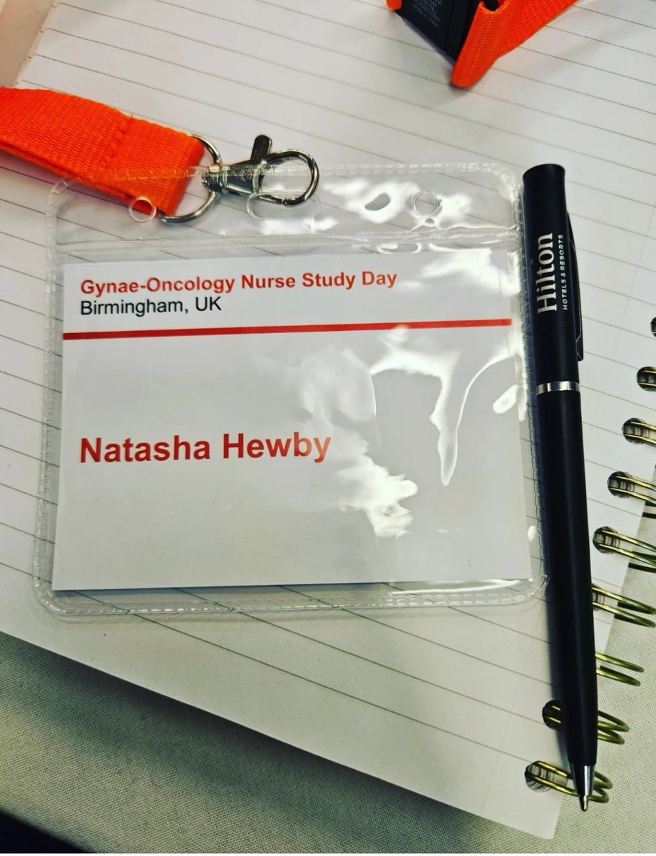 Feeling very privileged to attend this! 📚👓 #gynaecologyoncologynursing #cns <a href="/GSK/">GSK</a>