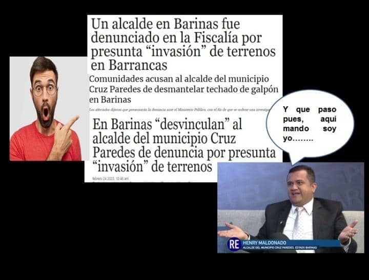 Barinas_noti's tweet photo. Aqui las fechorías del Alcaldesito Henry Maldonado, queriéndose adueñar de lo ajeno. Se cree tener máximo poder..  #Henrymaldonado, #Noriciasbarinas, #Sergiogarrido, #Lapatilla, #informate https://t.co/7vunzNMWwe